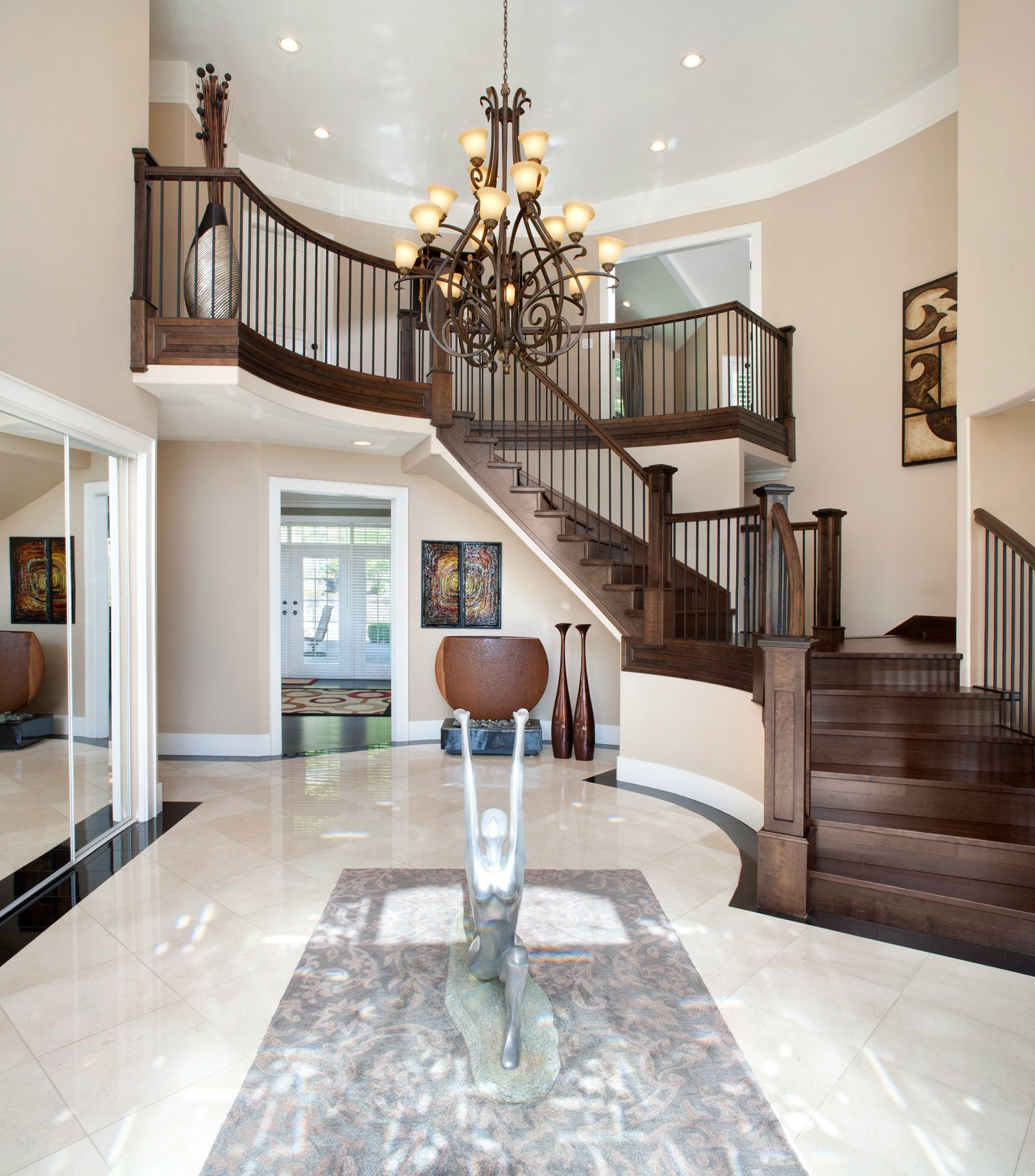 custom foyer and staircase