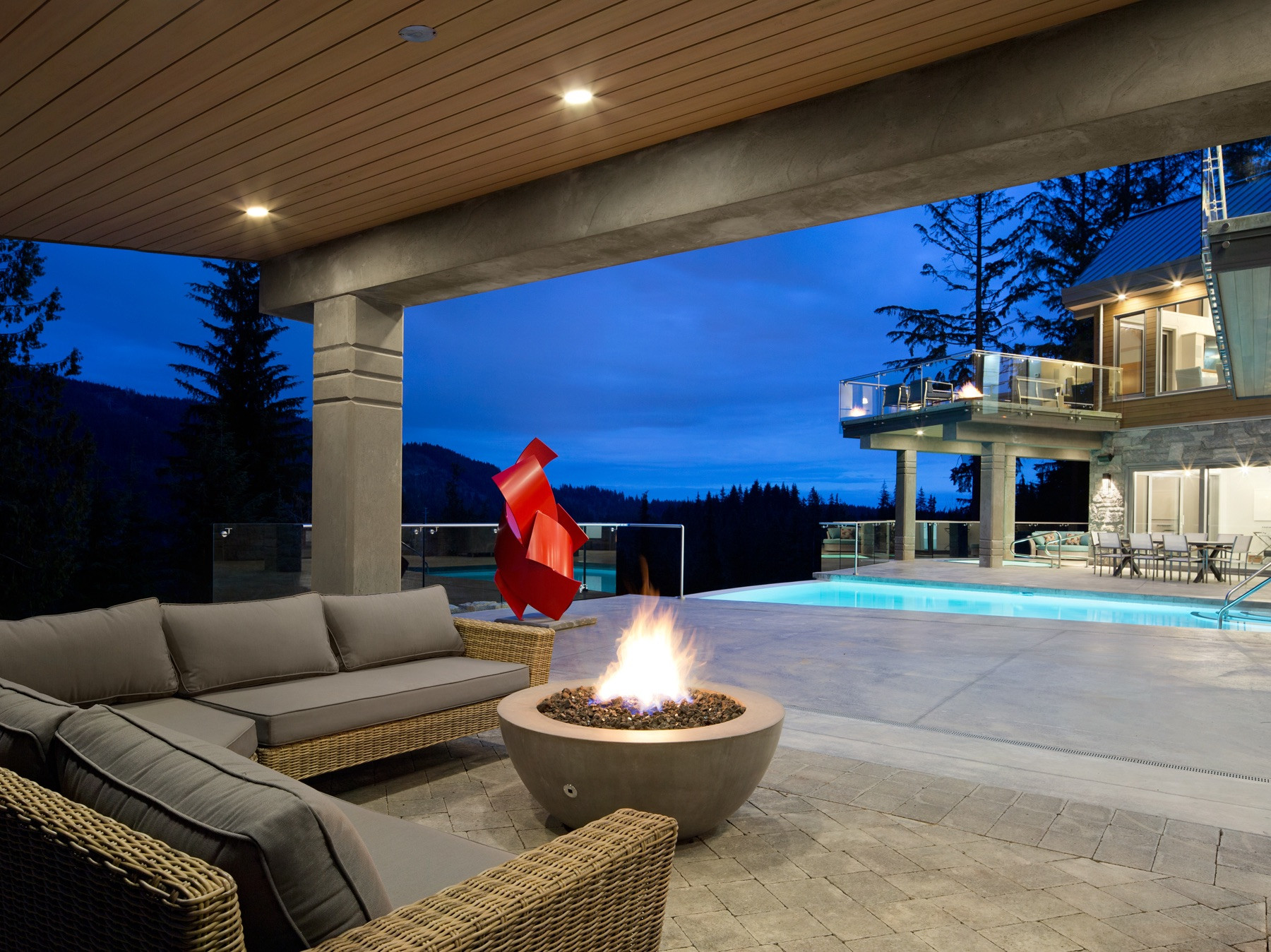 custom outdoor living space